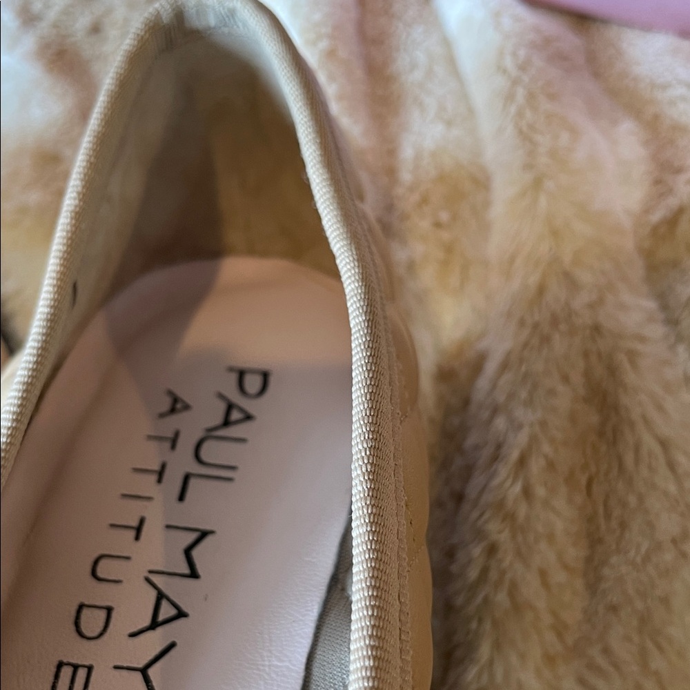 Paul Mayer Tan and Black Quilted Flats - Picture 11 of 12